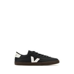 Veja Men Black Leather Panenka Sneakers